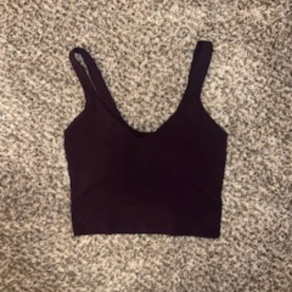 lululemon align tank in goodnight plum, size 4 - Picture 2 of 3